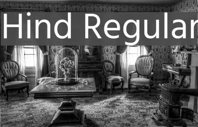 Hind Regular Font examples