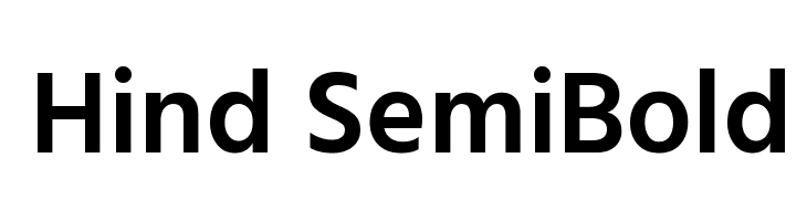 Hind SemiBold Font
