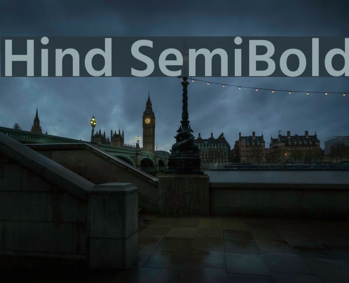 Hind SemiBold Example 1