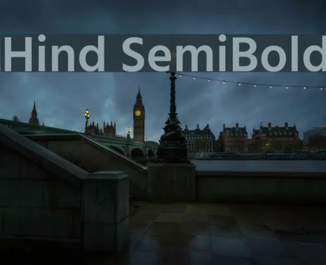 Hind SemiBold Example 1