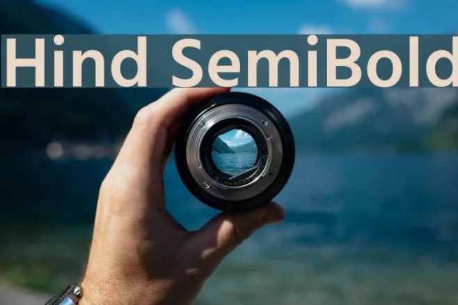 Hind SemiBold Example 2