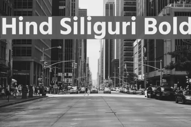 Hind Siliguri Bold Font examples
