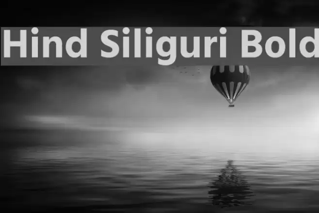 Hind Siliguri Bold Font examples