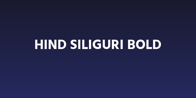 Hind Siliguri Bold Social Header