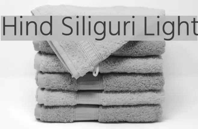 Hind Siliguri Light Font examples