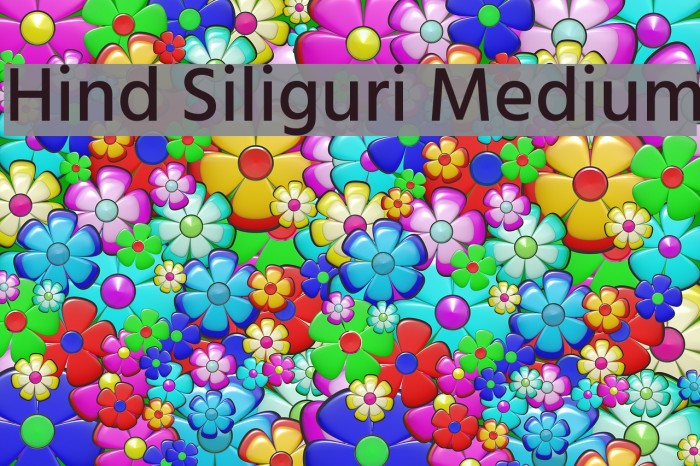 Hind Siliguri Medium Font examples