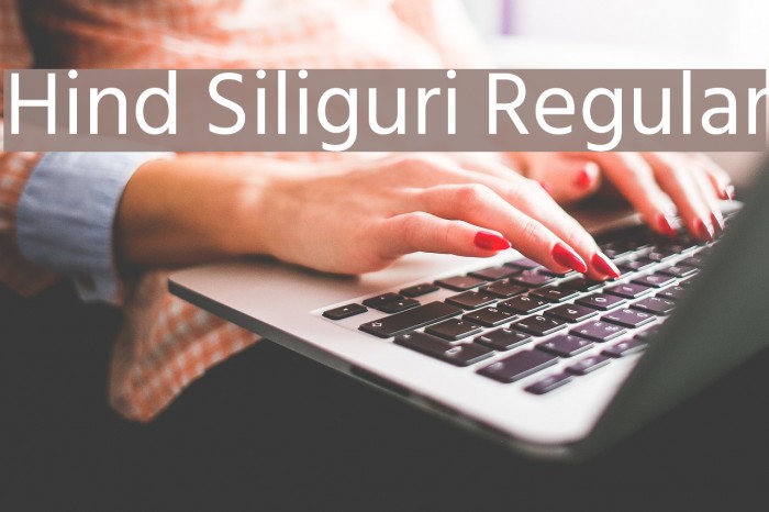 Hind Siliguri Regular Font examples
