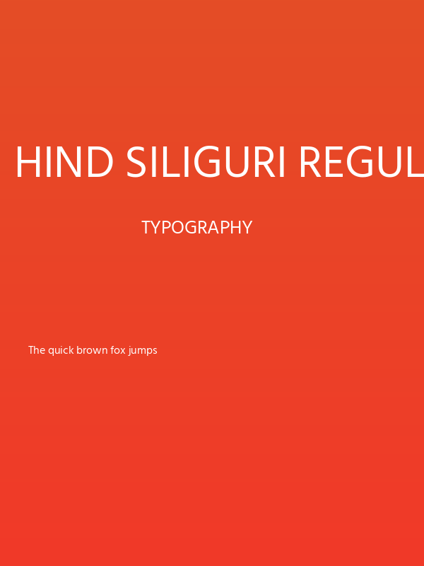 Hind Siliguri Regular Poster