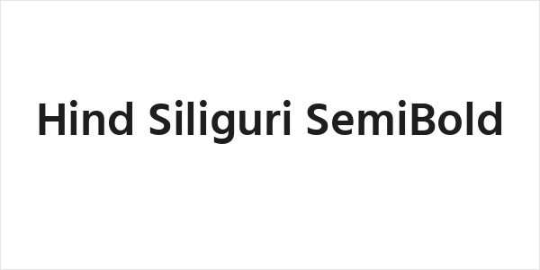 Hind Siliguri SemiBold Logo
