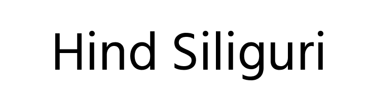 Hind Siliguri Font
