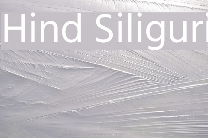 Hind Siliguri Font examples