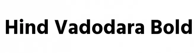 Hind Vadodara Bold 