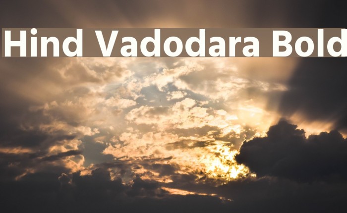 Hind Vadodara Bold Font examples
