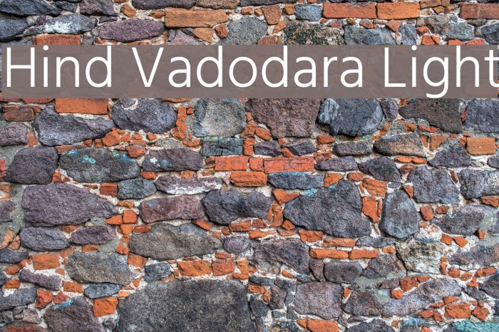 Hind Vadodara Light Font examples