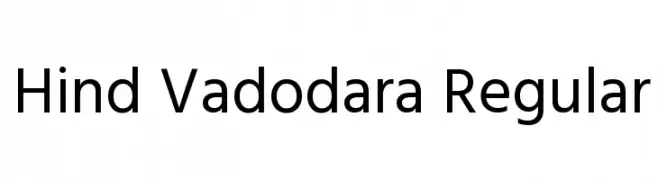 Hind Vadodara Regular  免费字体下载