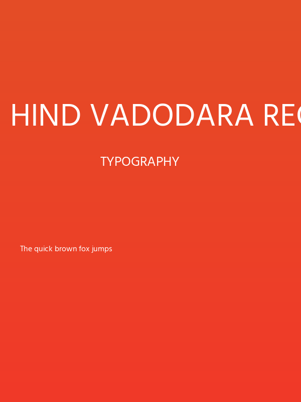 Hind Vadodara Regular Poster