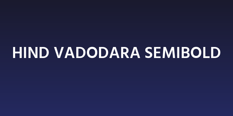 Hind Vadodara SemiBold Social Header