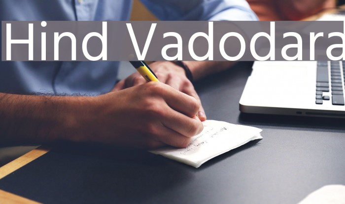 Hind Vadodara Font examples