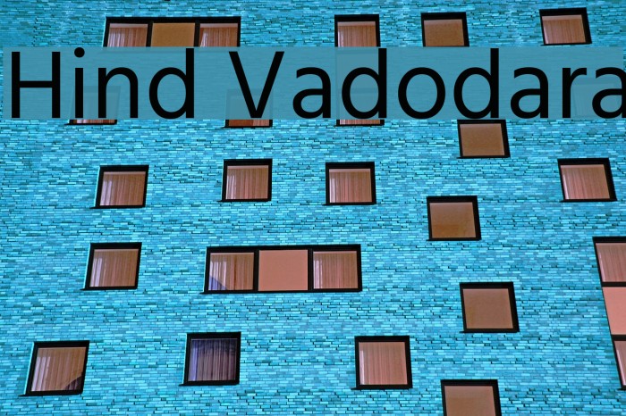 Hind Vadodara Font examples