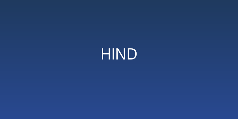 Hind Social Header