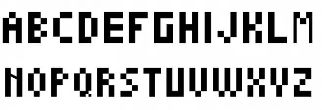 Hinder Regular Schriftart Groß
