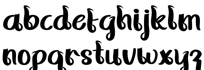 Hindigo Font LOWERCASE