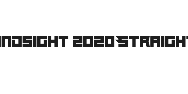 Hindsight 2020 Straight Logo
