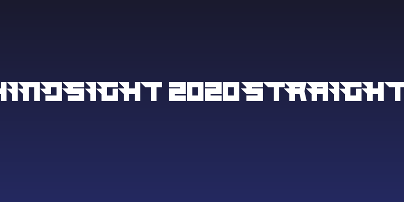 Hindsight 2020 Straight Social Header