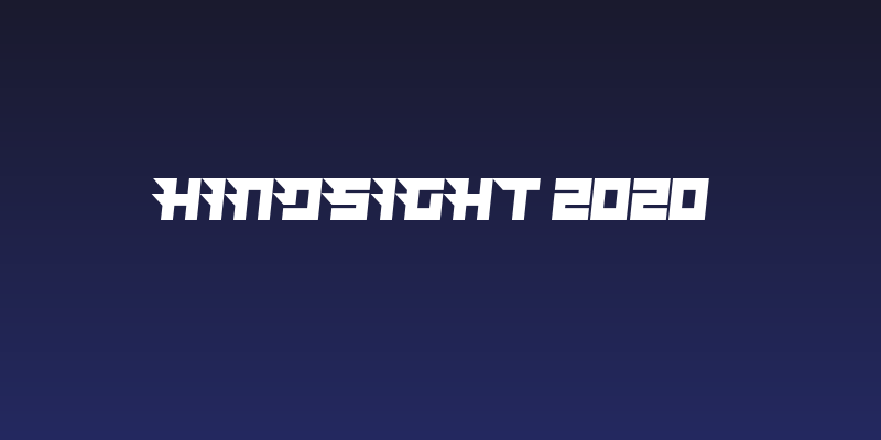 Hindsight 2020 Social Header