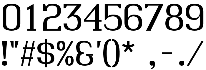 Hindsight Regular Font OTHER CHARS