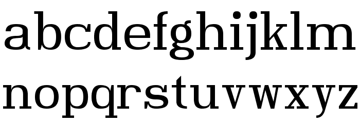 Hindsight Regular Font LOWERCASE