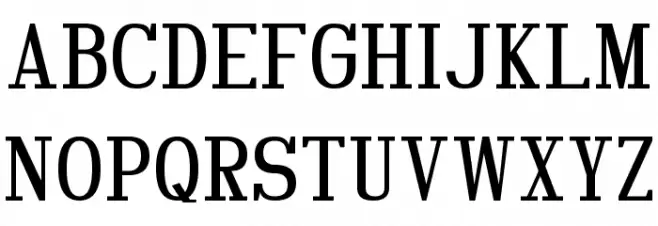Hindsight Small Caps 字体 大写