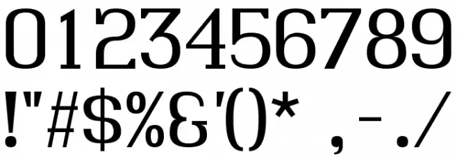 Hindsight Unicode Regular Font OTHER CHARS