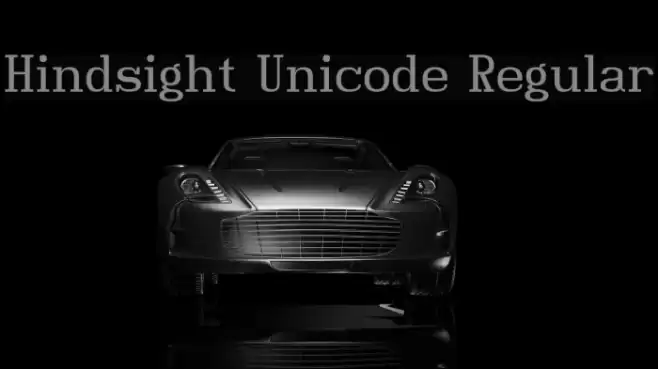 Hindsight Unicode Regular Font examples