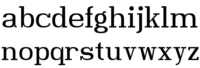 Hindsight Unicode Regular Font LOWERCASE