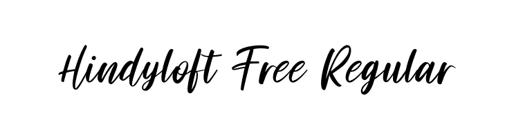 Hindyloft Free Regular  baixar fontes gratis