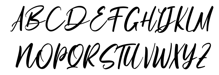 Hindyloft Free Regular Font UPPERCASE