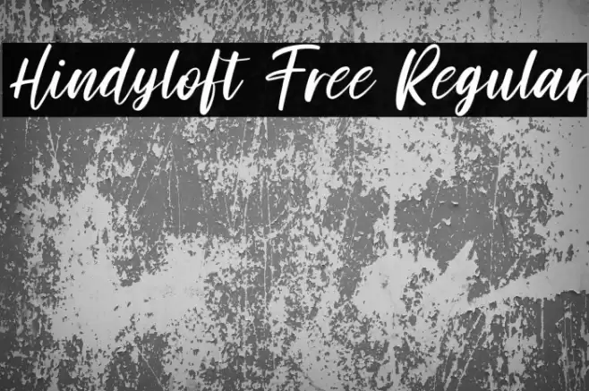 Hindyloft Free Regular Font examples
