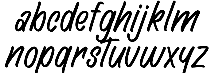 Hingar Bingar Font LOWERCASE