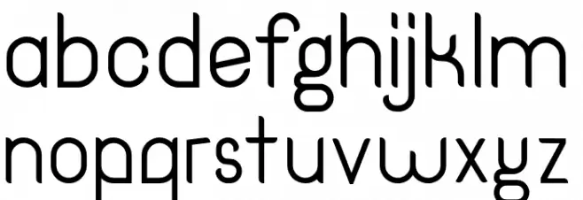 HingeDEMO 字体 小写
