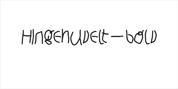Hingehudelt-Bold Logo