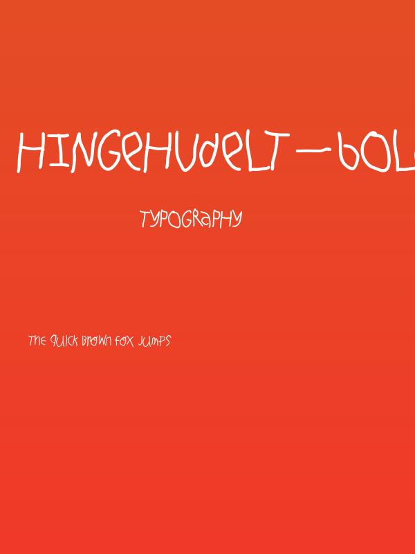 Hingehudelt-Bold Poster