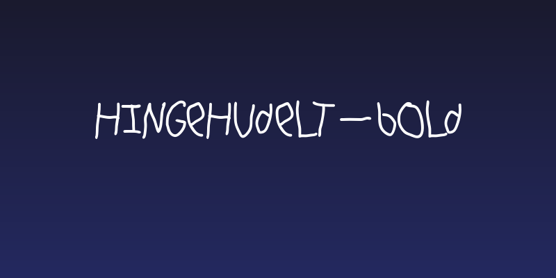 Hingehudelt-Bold Social Header