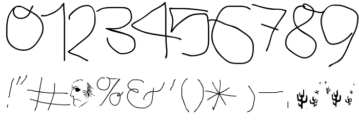 Hingehudelt Font OTHER CHARS