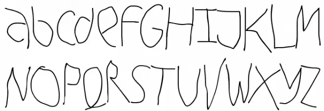 Hingehudelt 字体 大写