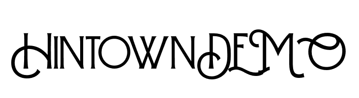 HintownDEMO  Frei Schriftart Herunterladen
