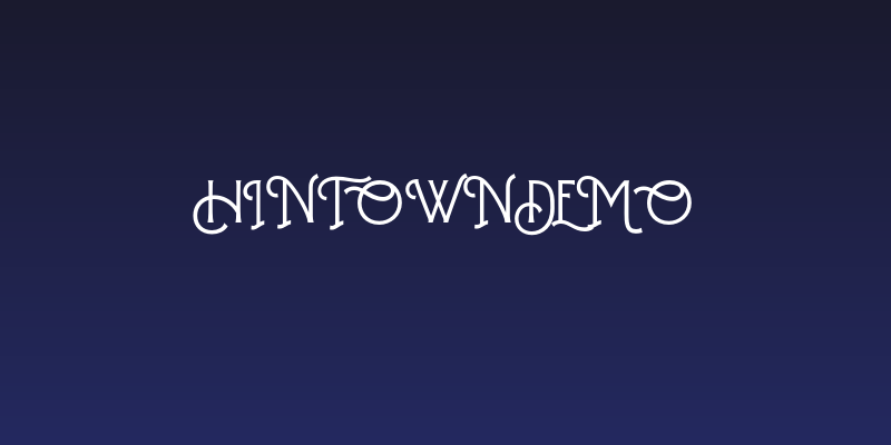 HintownDEMO Social Header