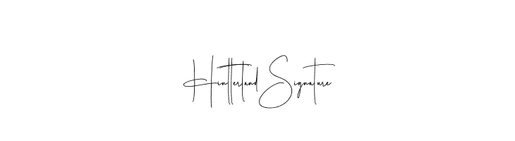 Hintterland Signature  les polices de caractères gratuit tlcharger