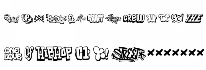 Hip Hop Lab1 Шрифта ВЕРХНИЙ