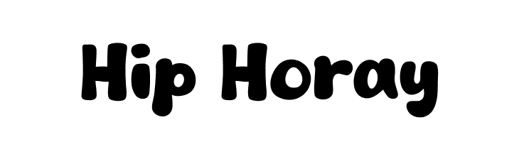 Hip Horay  font caratteri gratis